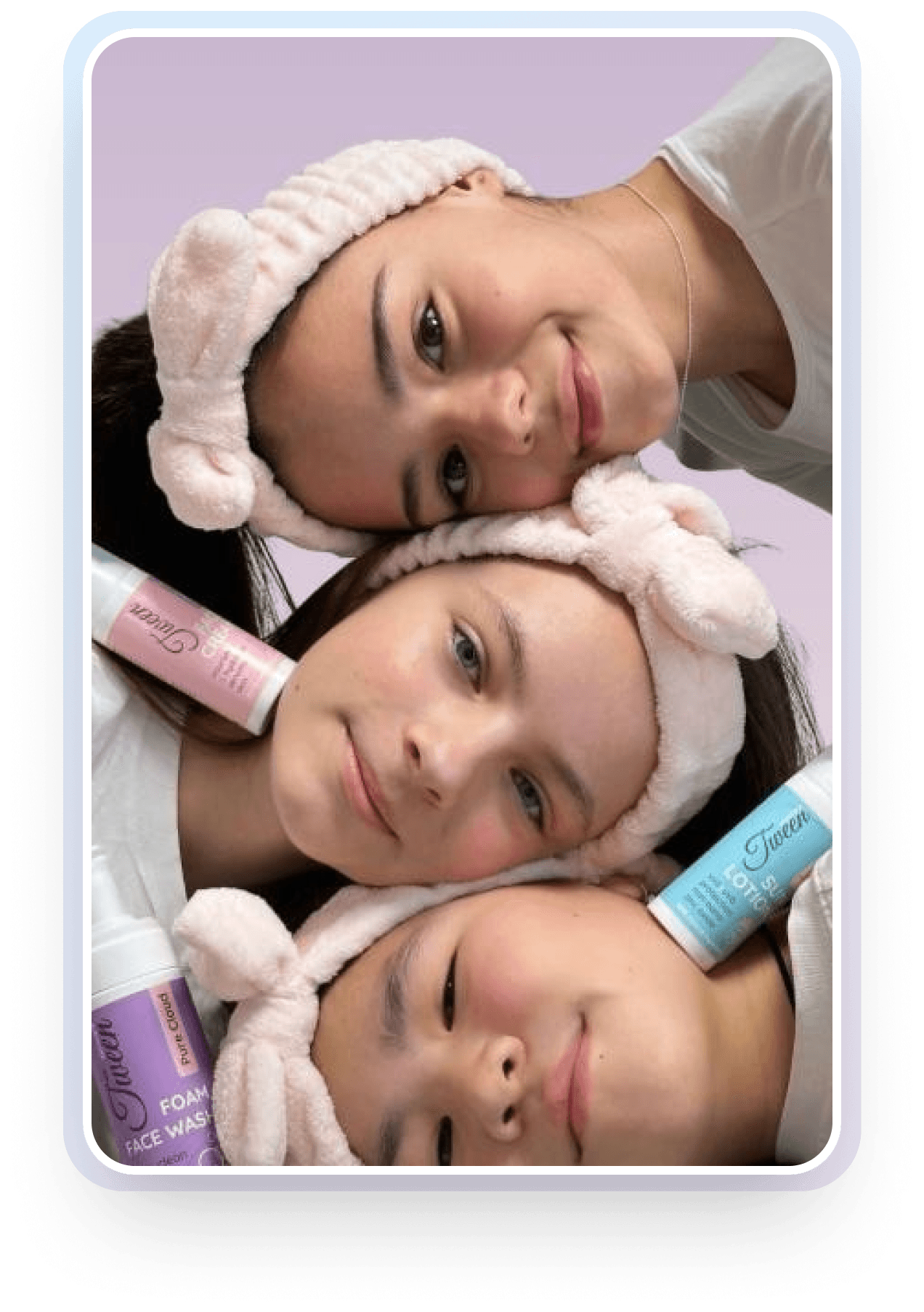 Tween skincare hero visual